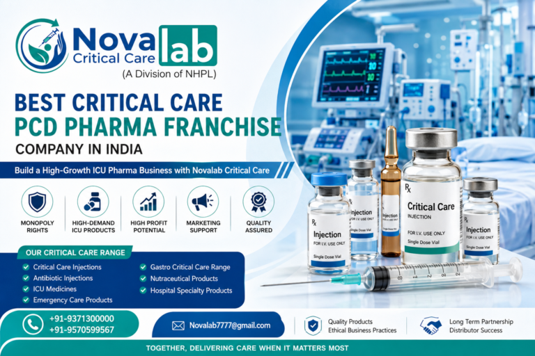 Best Critical care PCD Pharma Franchise Company in India