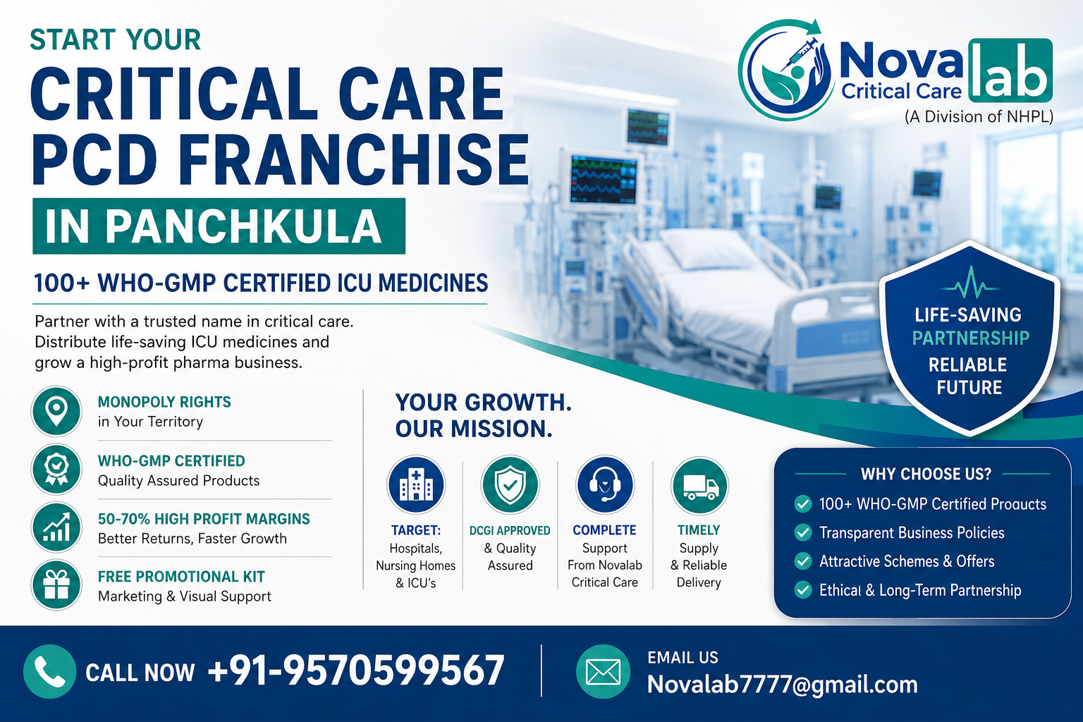 Critical Care PCD Franchise in Panchkula