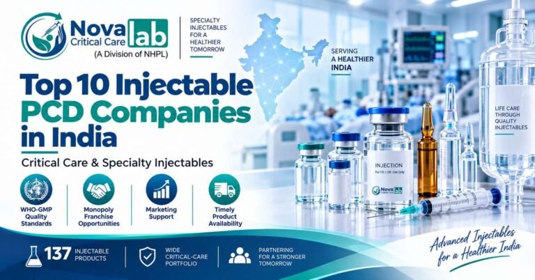 Top 10 Injectable PCD Companies in India